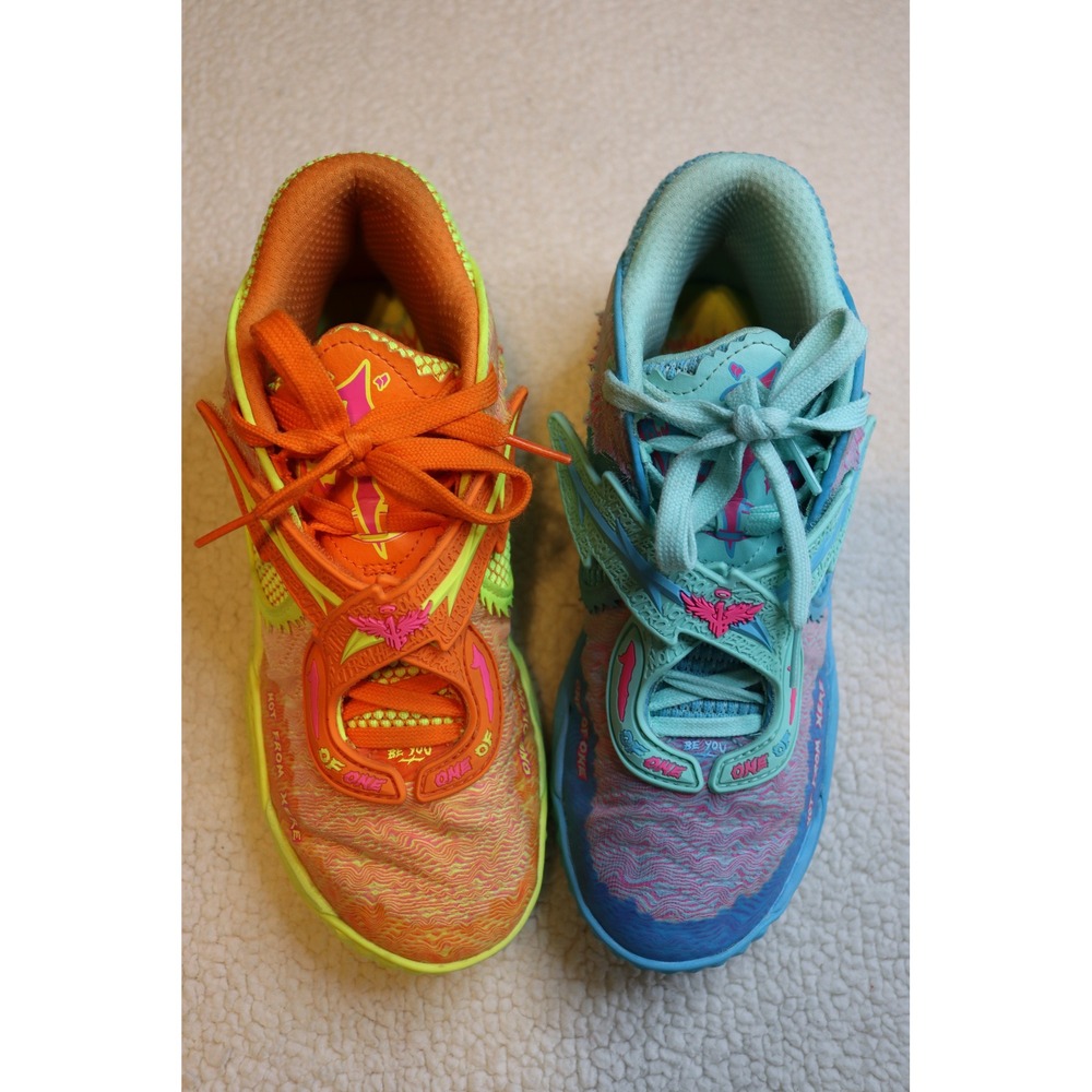 Puma MB.01 Rick and Morty LaMelo Ball Mismatched Basketball Shoes 312130-01 7.5 - Picture 7 of 12